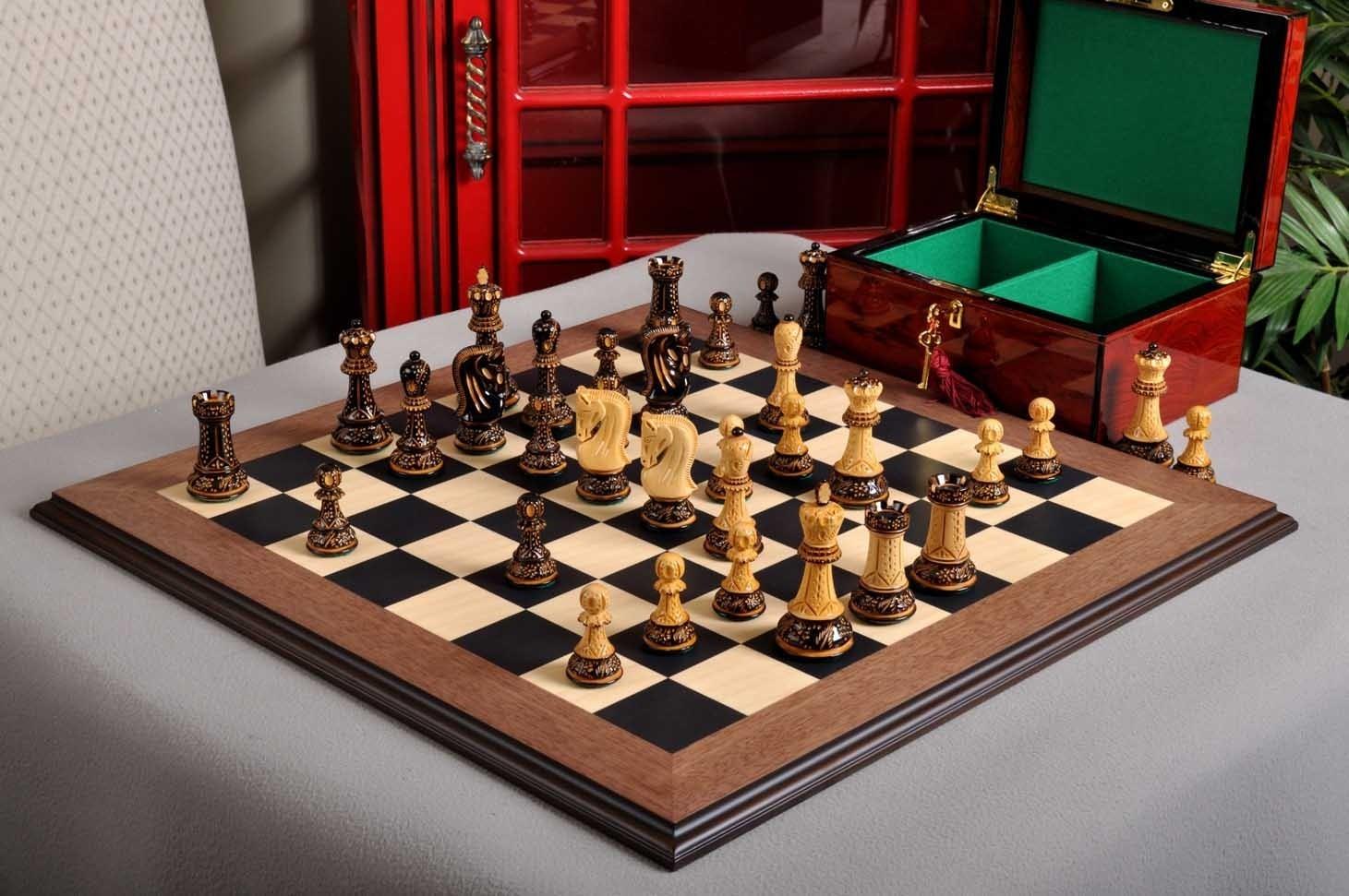 Ches3 Luxury Wooden Chess Set